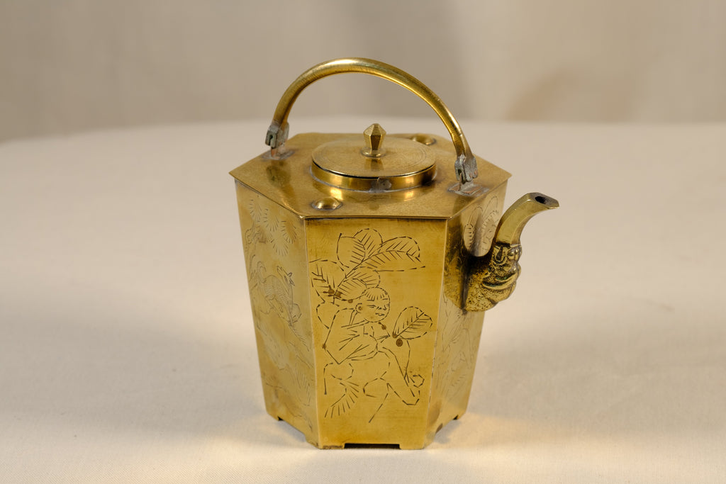 Restoration Of An Antique Brass Teapot 